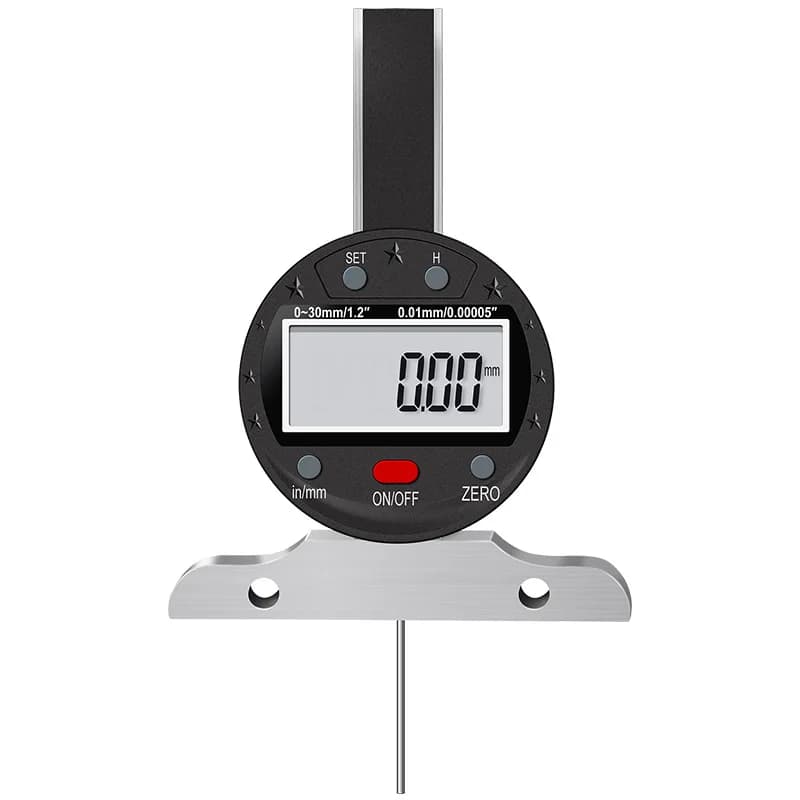 High Precision Quasi Digital Display Micrometer Thin Rod Height Ruler Small Hole Measuring nee dle Pattern Lai Depth Indicator