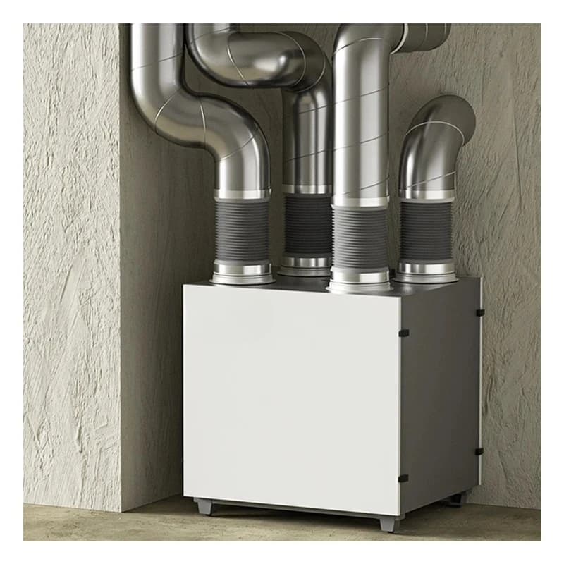 E-VIPO Low Noise Air Recuperator Hrv Heat Recovery Ventilation Unit Fresh Air Wifi Home Wall Energy Recovery Ventilation System