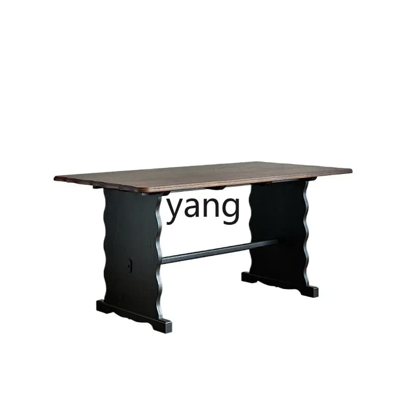 LTT Solid Wood Living Room Large Long Desk Home Double Office Desk Living Room Large Board Desk
