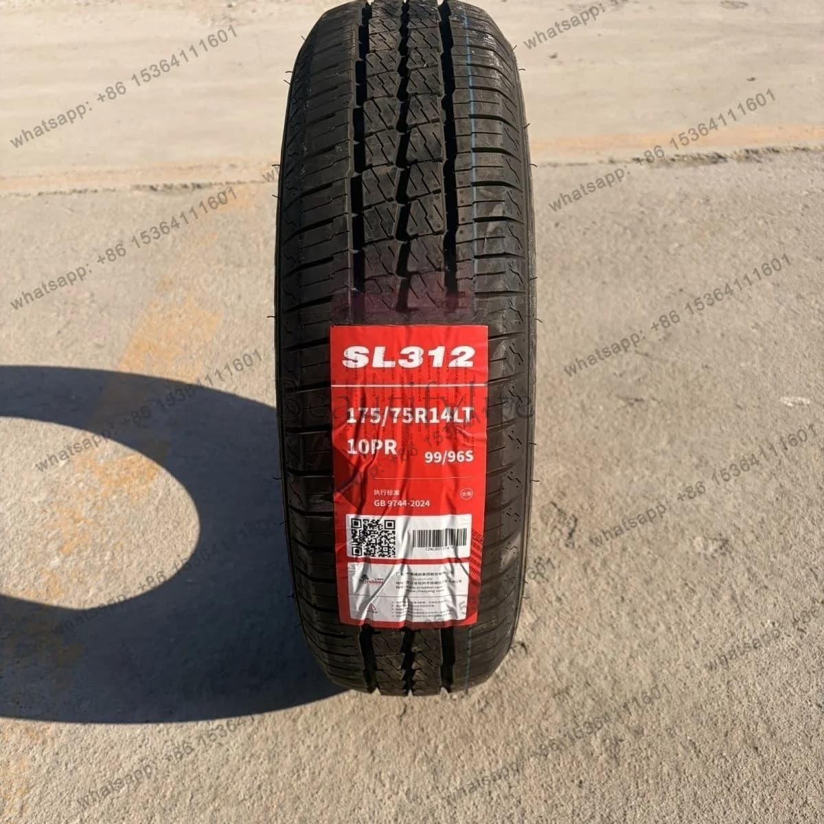 Brand new tires 175/75R14LT 10PR, thickened with 10 layers, factory direct sales of auto parts tires, small card bread