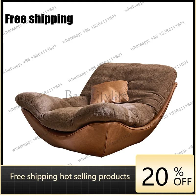 PJ Modern Simple Living Room Leisure Sofa Reclining Chair Household Premium Sofa Chair