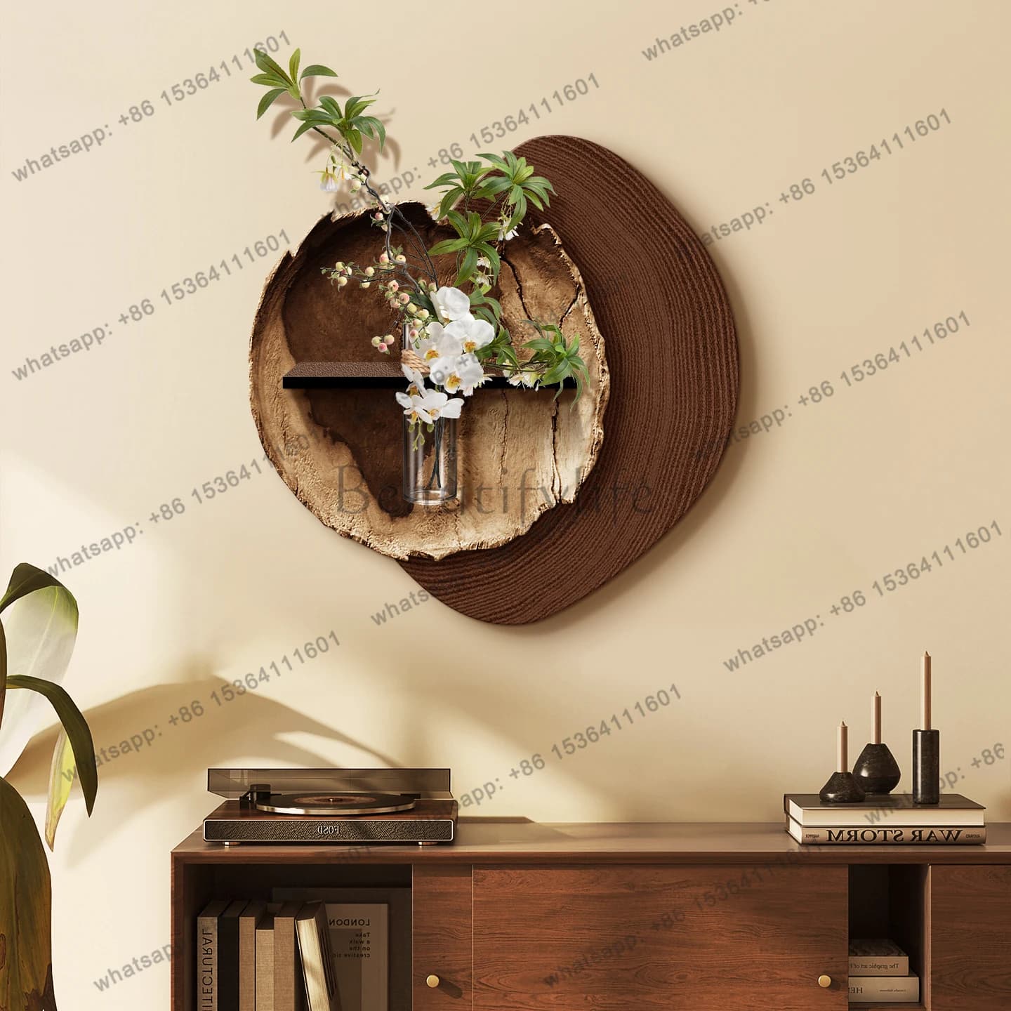 Hydroponic Green Plant Living Room Decorative Painting TV Background Restaurant Entrance Landscape Mural