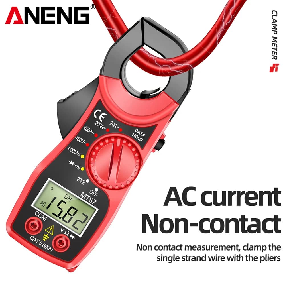 Digital Clamp Meter Multimeter ANENG MT87 1999 Counts DC/AC  Voltage Tester current Ammeter NCV Ohm High Precision Detector Tool