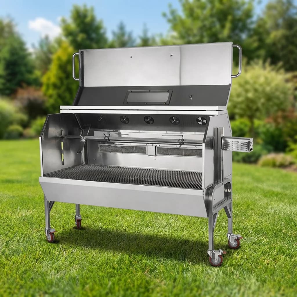 Outdoor Bbq Gas Pig Rotisserie Grill Spit Rotisserie Smoker for Whole Pig Lamb