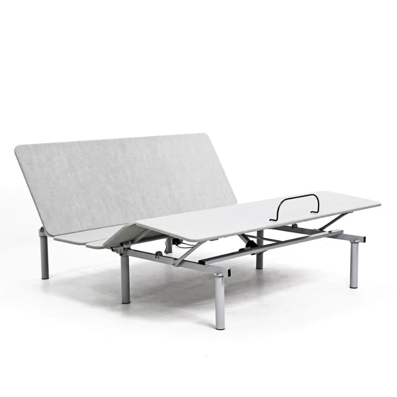 Dual motor adjustable electric bed cream wind dual motor electric smart bed zero touch ground suspension bed