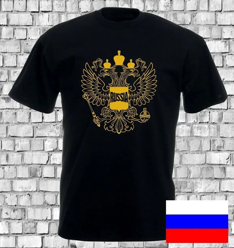 Russia Russian Style Present Россия Men T Shirt Top Black Short Sleeve Casual Cotton O-Neck Shirts