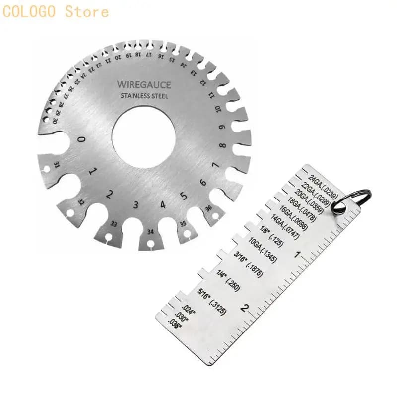 Wire Diameter and Metal Thickness Measuring Gauges Set for Seam Inspection D0LD