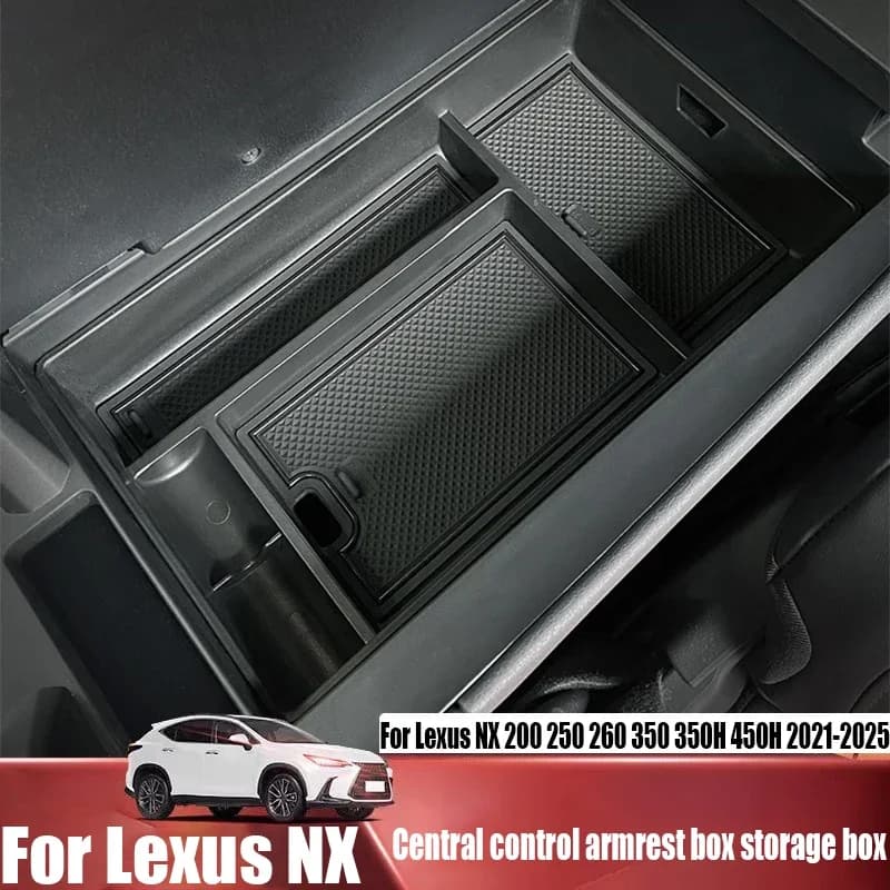 For Lexus NX 200 250 260 350 350H 450H 2021-2025 central control armrest box storage box automotive interior storage accessories