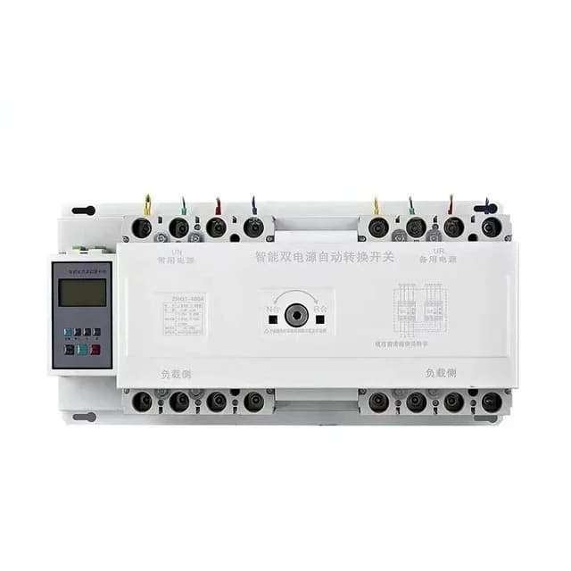 Intelligent dual power automatic transfer switch ATS switch 4P 250A 315A 350A 400A CB class 380V generator control switch