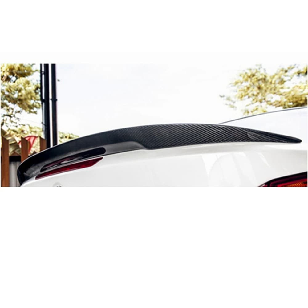 For BMW 4 Series F33&M4 F83 Convertible P Style Carbon fiber Rear Spoiler Trunk wing 2013-2020 FRP Forged carbon
