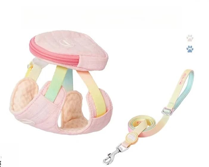 Dog chest strap schoolbag pet leash walking dog medium and small dog puppy leash