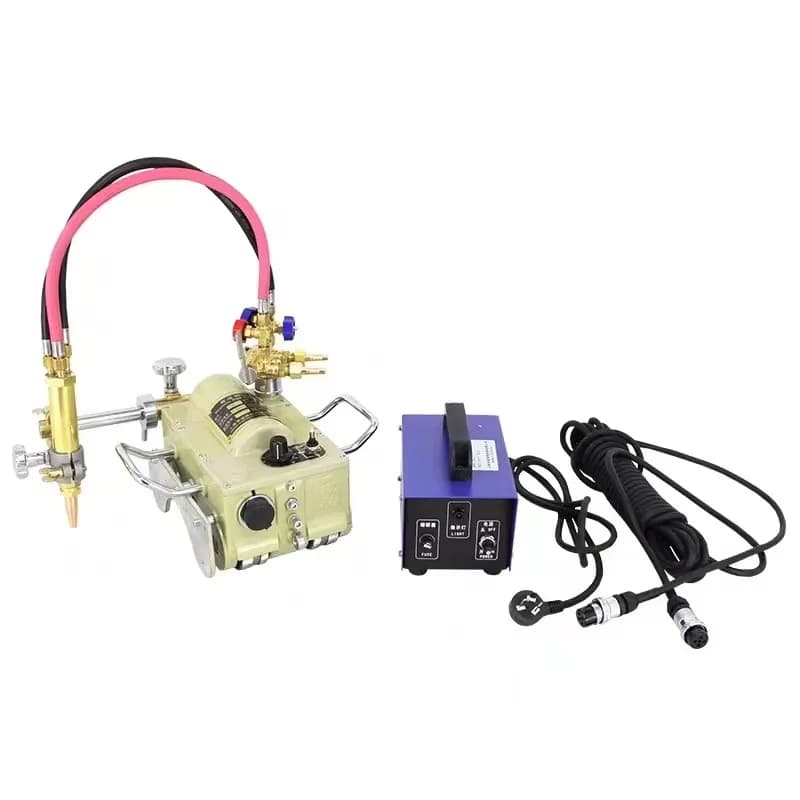 CG2-11 Large Pipe Cutting Machine Creeper Cutting with Guide Rail Metal Pipe Cutter for Precision Cutting