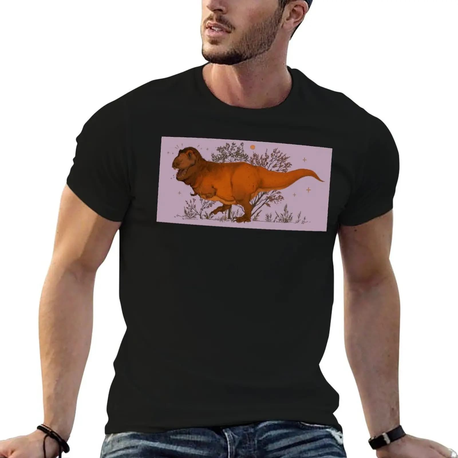 SUE the T-rex T-Shirt heavyweights anime t shirts tee shirts for men