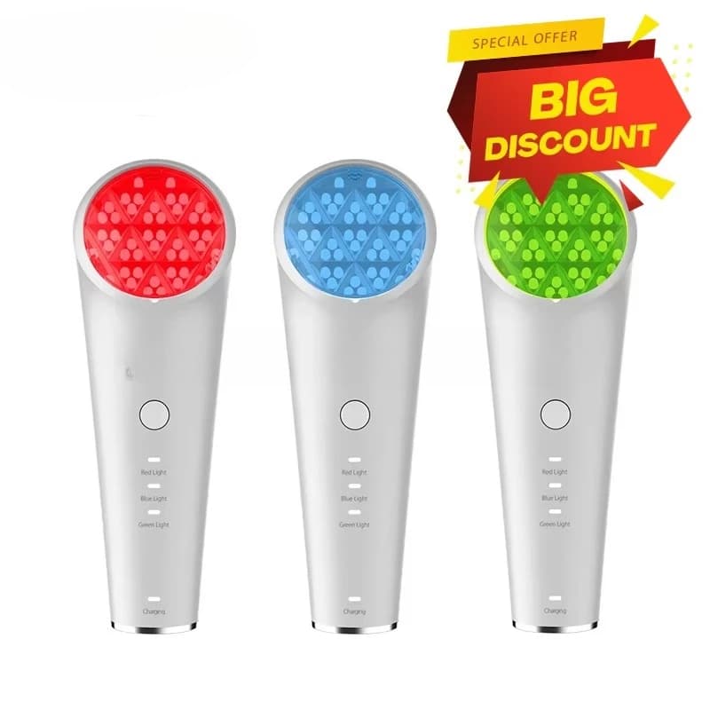 Multifunctional LED Facial Light Therapy Device - Home Use Skincare Beauty Gadget