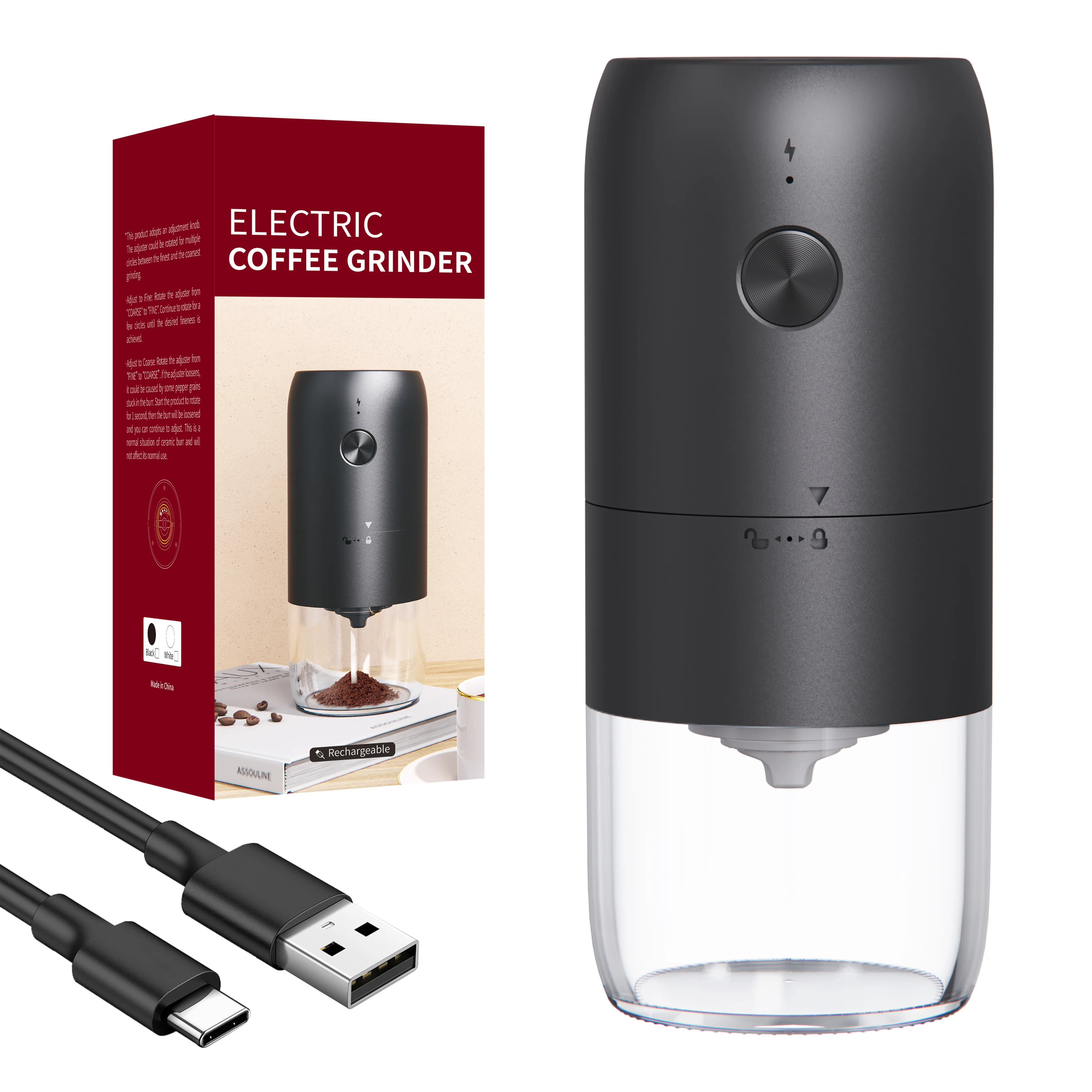 Automatic Coffee Roasting and Grinding Machine Automatically Shuts Down After Finishing Grinding