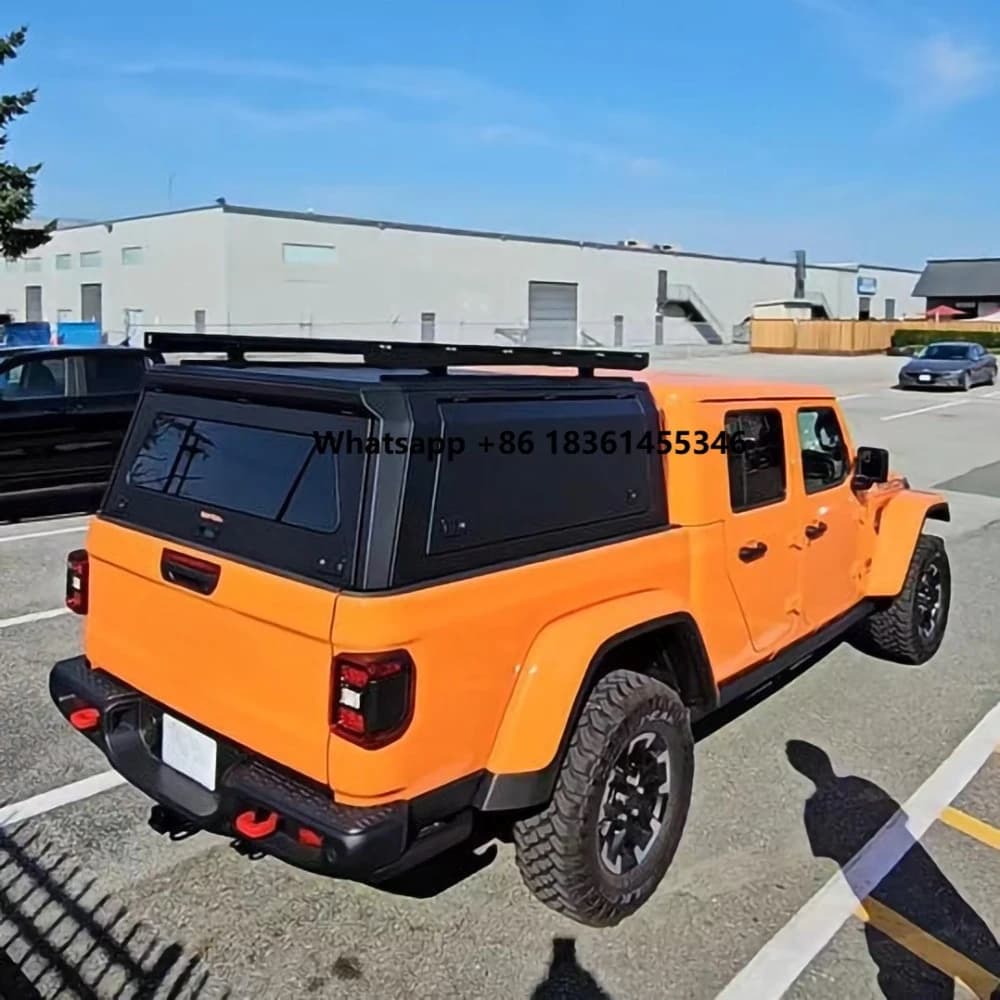 Customized Pickup Exterior Accessories 4x4 Hard Top Truck Canopy for Gladiator Tacoma