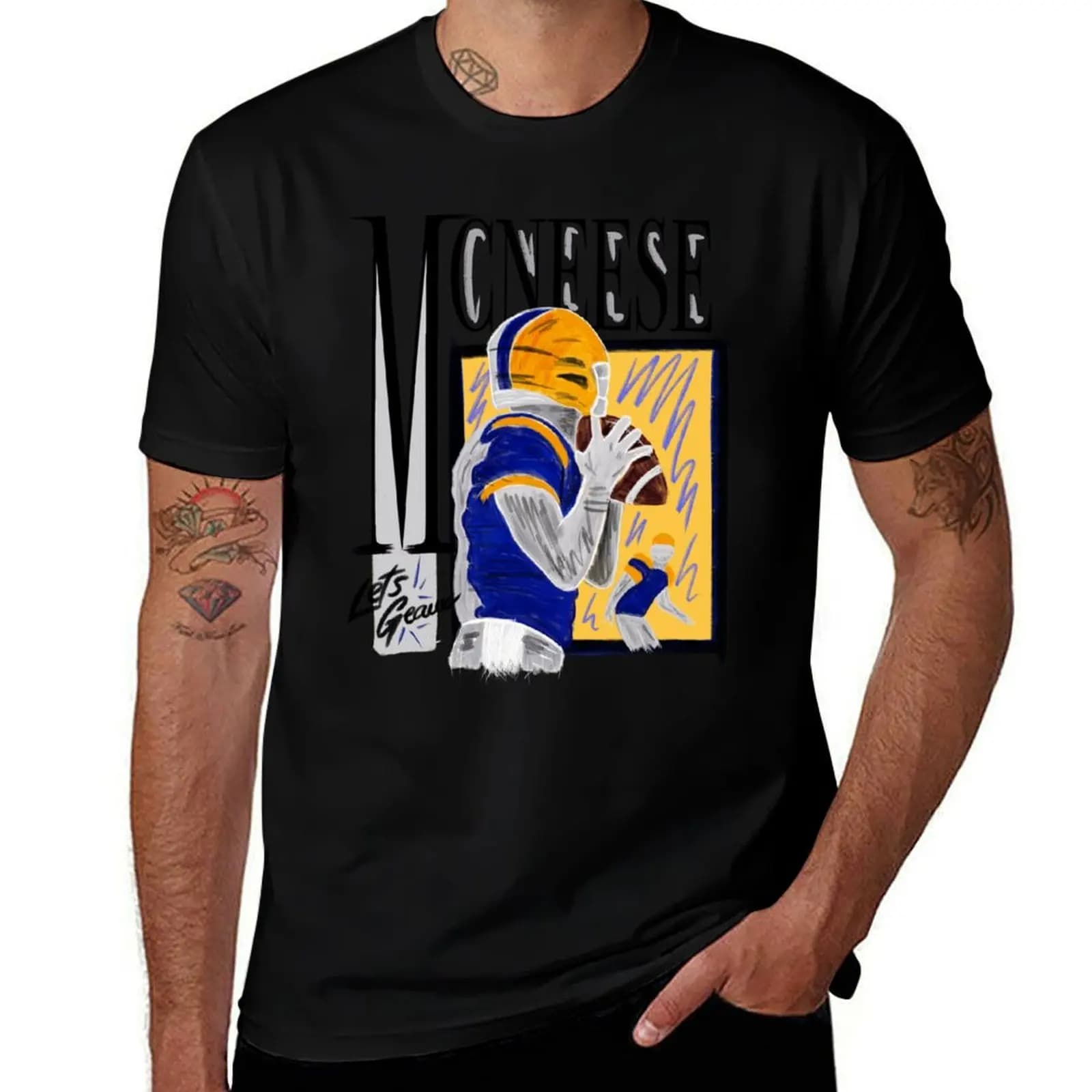 McNeese State University Football T-Shirt Light Athletic Short Sleeve Tee Shirt T-Shirt