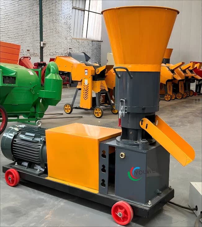 High Productivity Electric Animal Feed Pellet Machine Roller Pelletizer Processing Plant