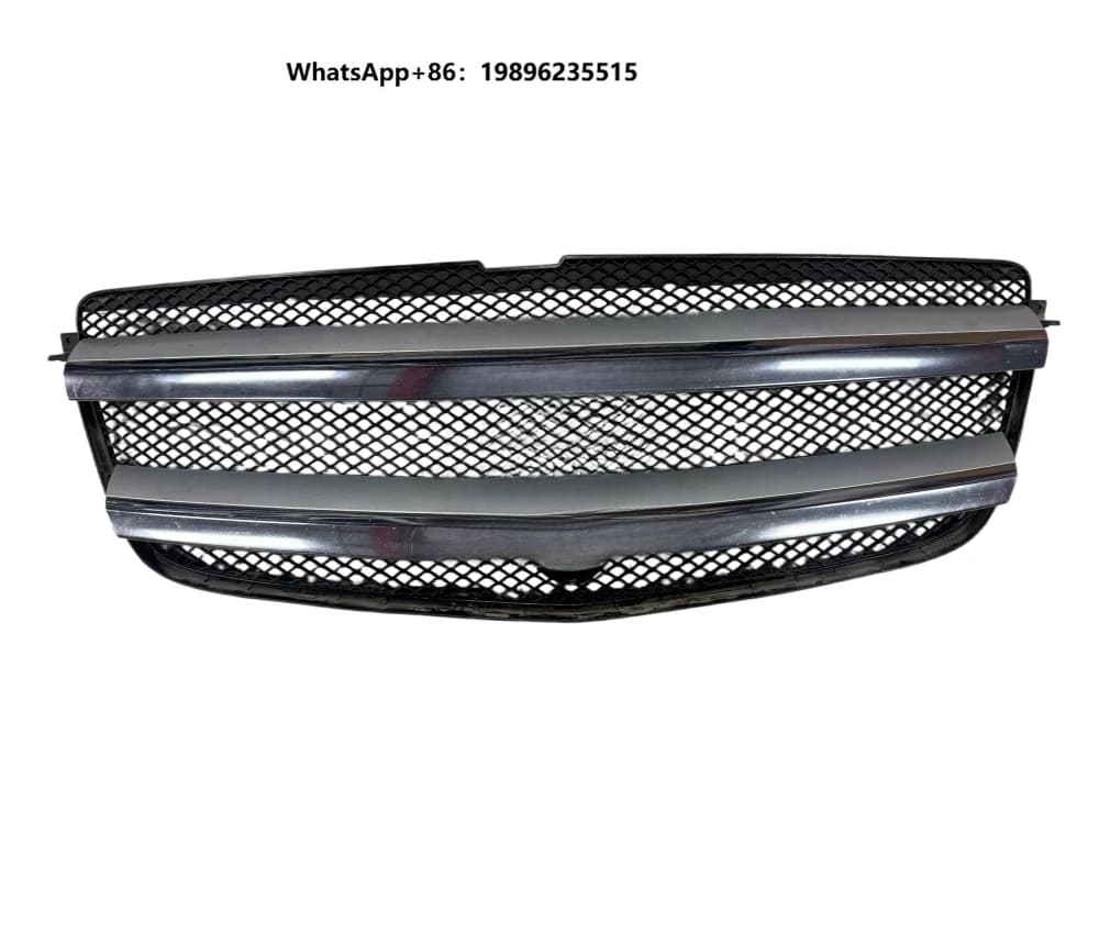 Front Sports air Intake Grille, Central Screen, Chrome Decoration