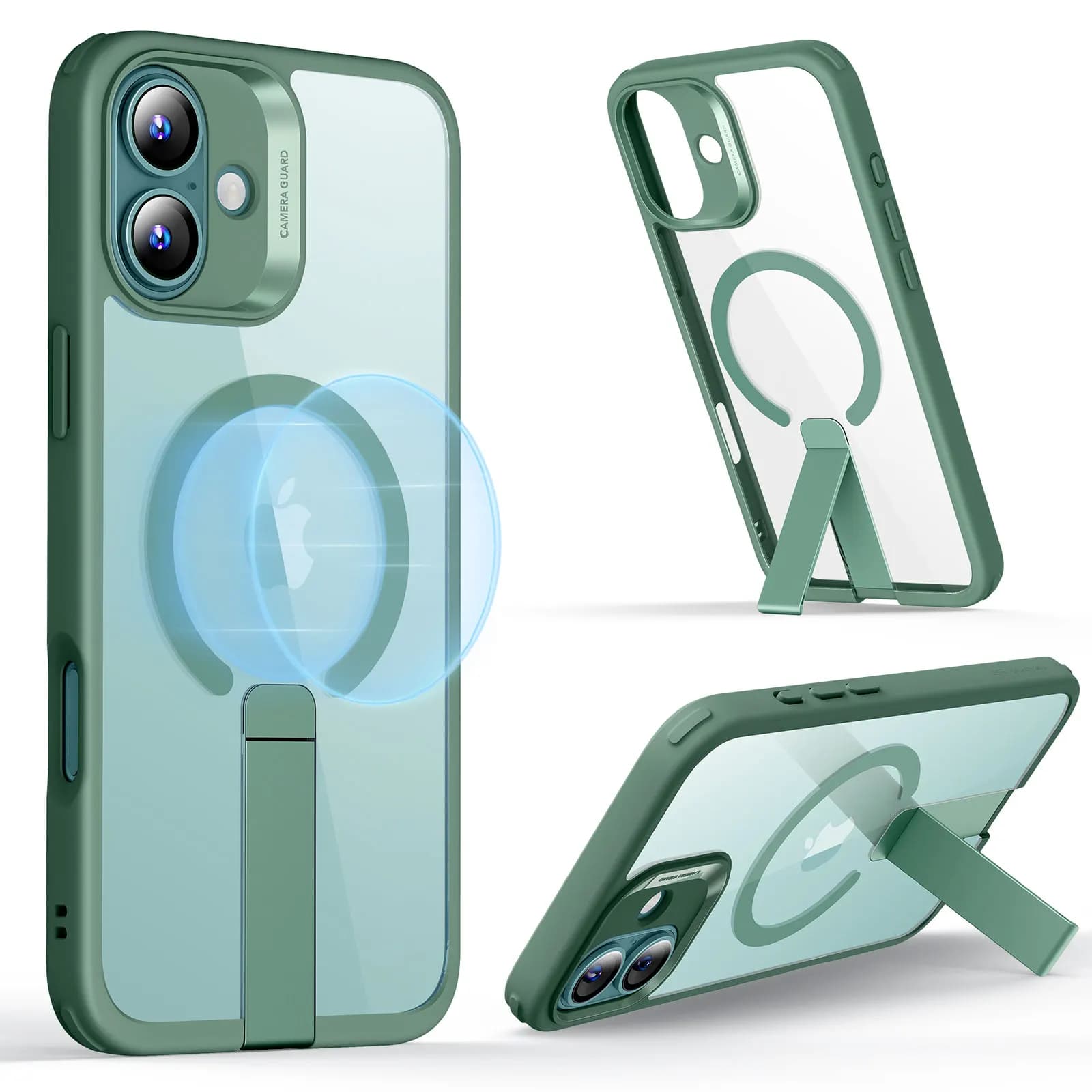 ESR iPhone 15 Pro/15 Pro Max Magetic Case with Kickstand Military-Grade Shockproof Protection Cover for iPhone 16 Pro Max