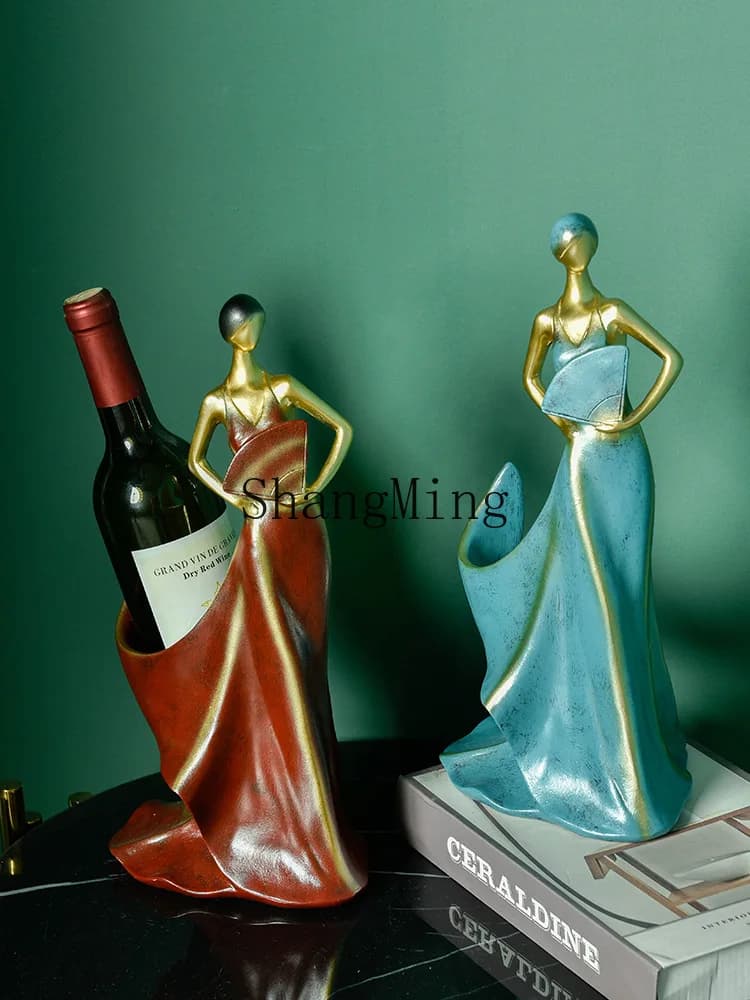 PYH  Home Furnishing Entrance Wine Cabinet Decorative Ornament Wholesale Taste Dining Table Wine Rack