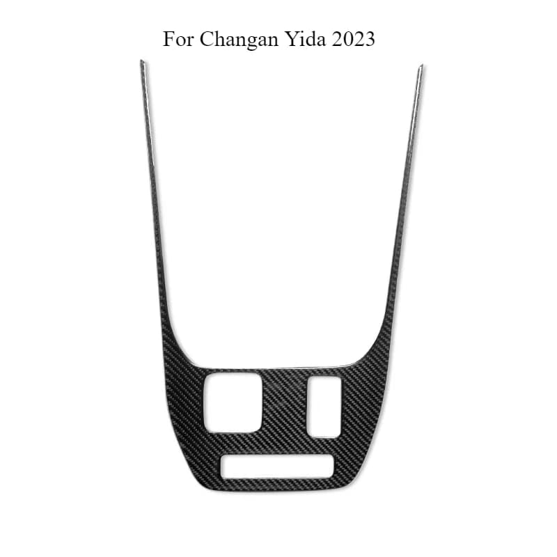 For Changan Yida 2023 Interior Carbon Fiber PU Sticker Kit – Dashboard & Gear Shift Panel Cover