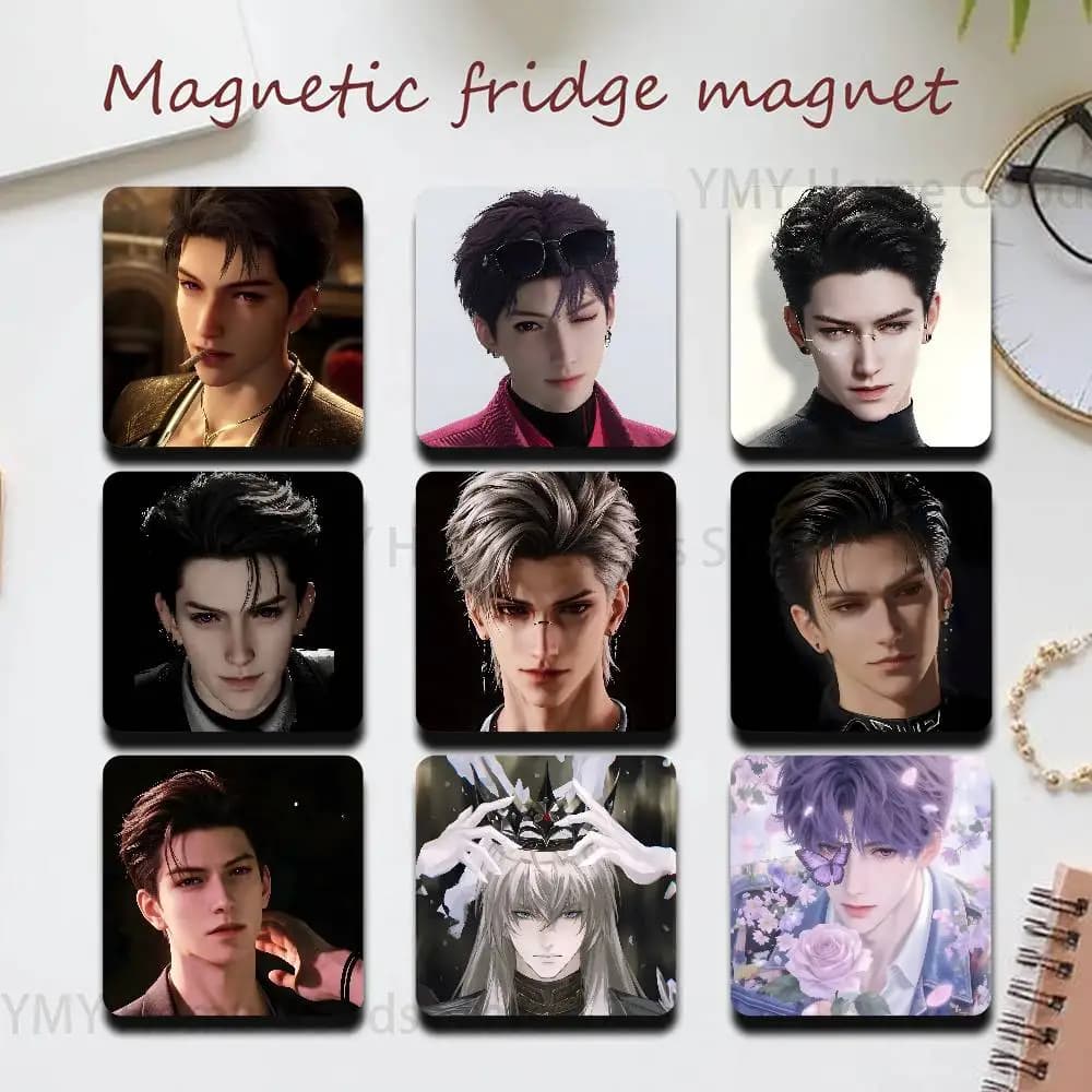 Anime L-Love And Deepspace Game Refrigerator Magnets the Perfect Choice for Home Create Warm Cozy Home Decor Gifts