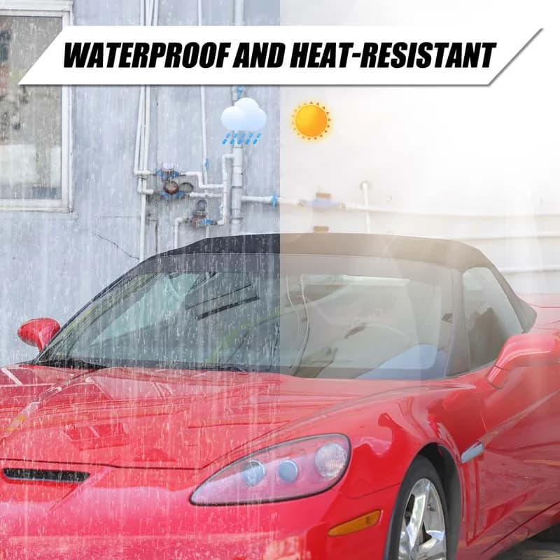 1piece set PVC black For Chevrolet Corvette C6 2005-2013 car front windshield visor sticker exterior modification accessories