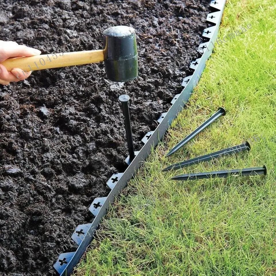 Hot 10m Multifunctional Plastic Landscape Edge Strong Lawn Edge Garden Durable PE Outdoor Garden Edge