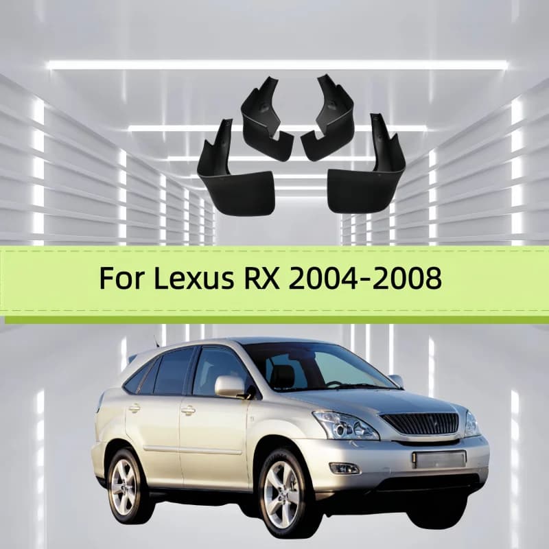 For Lexus RX 2004-2008 Mud Flaps Mudflap Front Rear Fender Anti-splash Mudguards Guard Splash Car Accessories 4pcs
