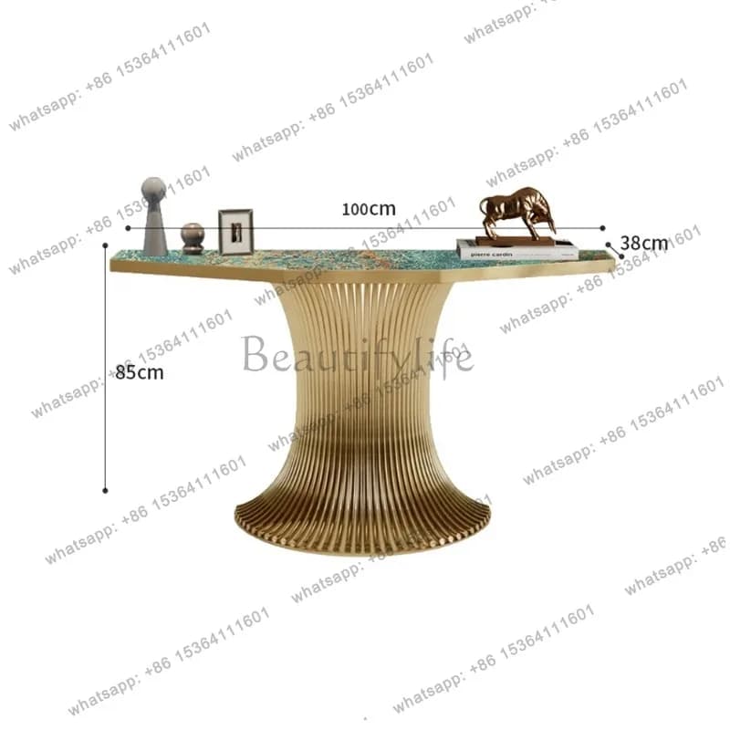 YJ Classic Design Console Table Modern Elegant Premium Trendy Console Table Unique Glamour Wohnzimmer Tische Modern Home Furnitu
