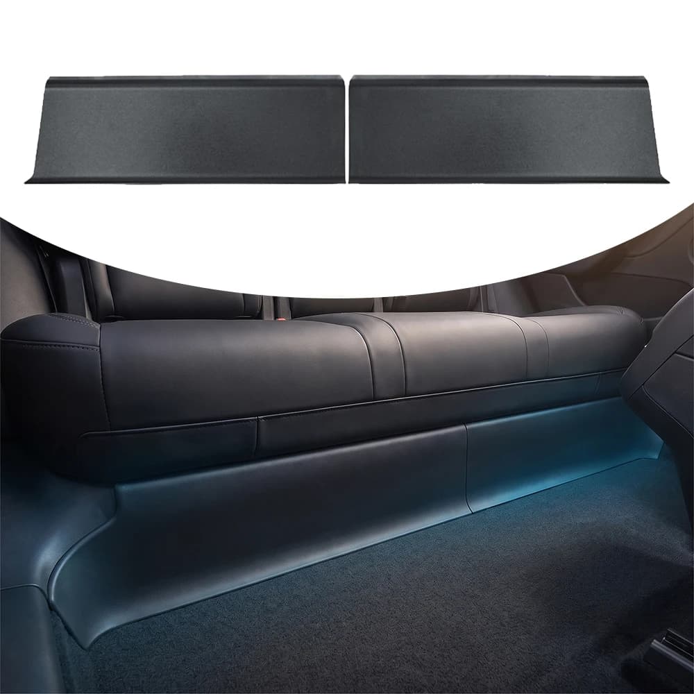 For Model Y Juniper 2021-2026 Rear Seat Lower Anti-kick Pad ABS Under Seat Protective Mat Protection Car Interior Accessories