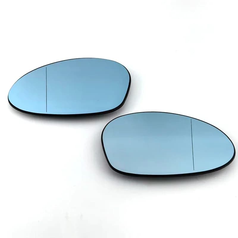 For BMW E90 E91 E92 E93 E80 E81 E87 2004 - 2009 Left Right Door Side Heated Wing Blue Mirror Glass Rearview Rearview Plate