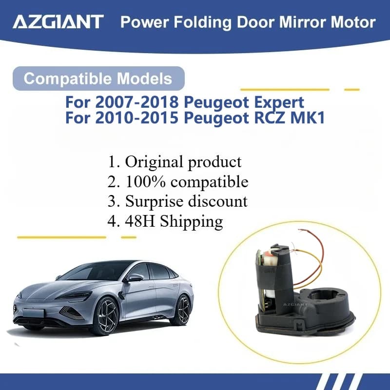 Genuine LR Wing Mirror Folding Motor Modules For Peugeot Expert/RCZ MK1 Vehicle Security   car accessories