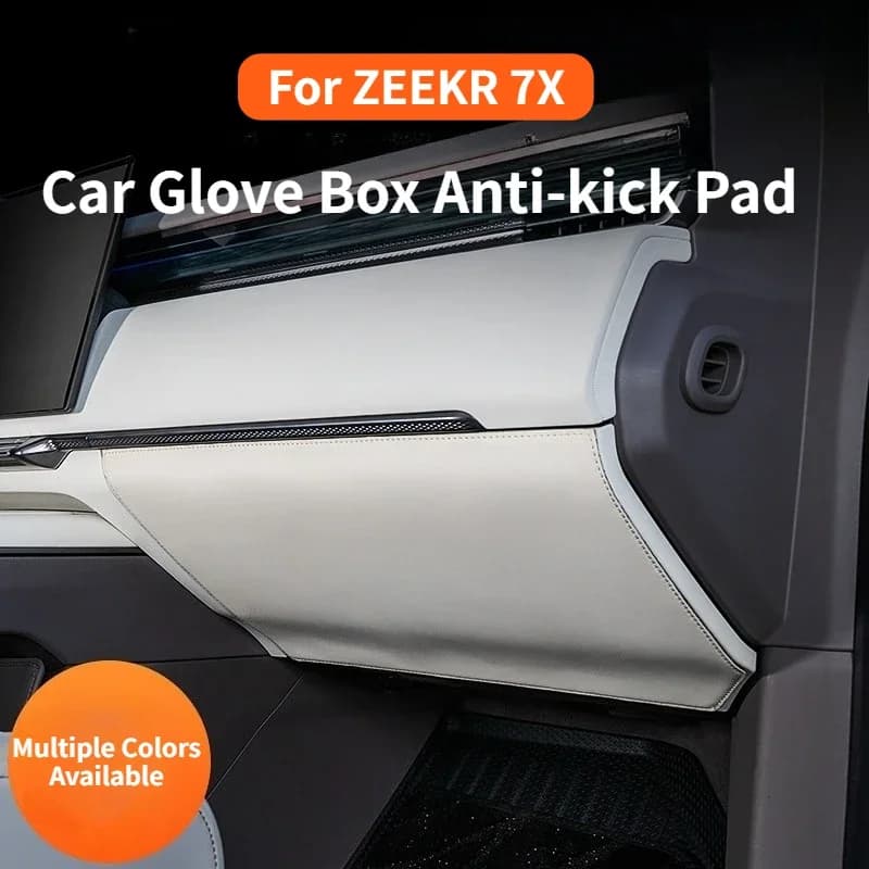 For ZEEKR 7X 2025 Car Glove Box Anti-kick Pad Co-pilot Storage Protection Pad Garnish Interior Protection Modification Accessory