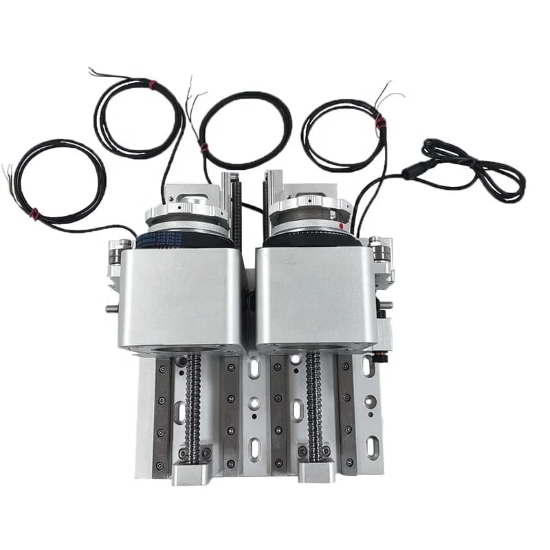 Double Head Tool Holder for Digital Cutting Machine EOT Electric Oscillating Tool Pneumatic Knife Wheel Knife