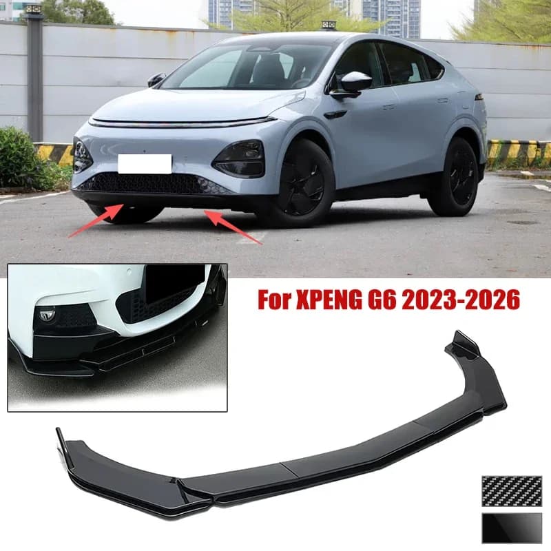 5pcs Front Bumper Shovel For XPENG G6 2023-2026 Spoiler Front Bumper Deflector Anti Scratch Protection Device Accessories