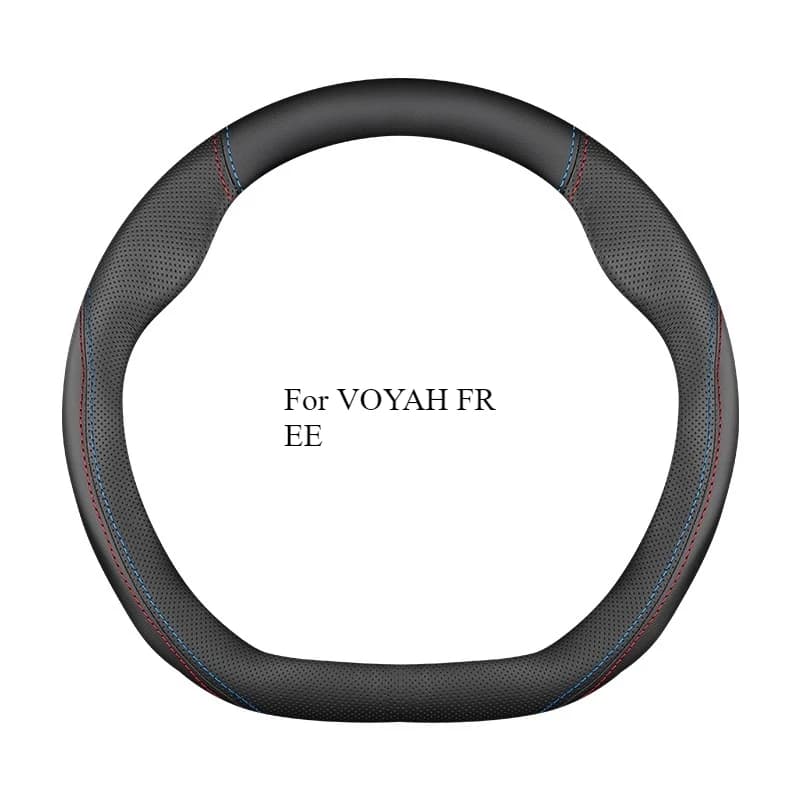 For VOYAH FREE Genuine Leather Steering Wheel Cover (2021-2025) – Non-Slip Grip, Hand-Stitched, Luxury Car Interior Accessory