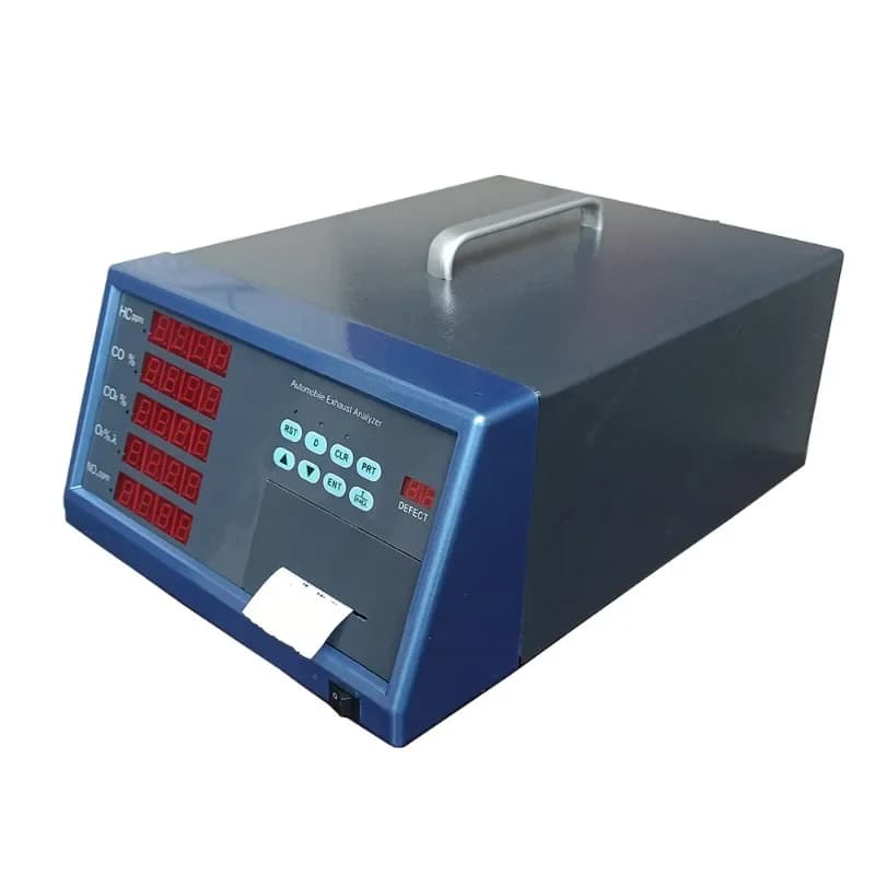 Automobile exhaust analyzer, engine exhaust analysis and measuring instrument