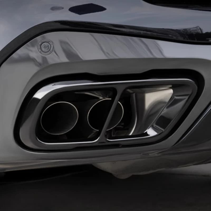 For BMW 3 Series 5 Series 7 Series X3 X5 X6 X7 GT Exhaust Muffler Tip Cover Black Exterior Decoration 1 pair Accessory