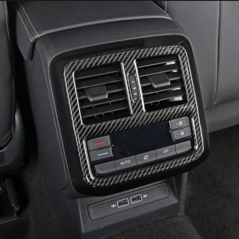 For Volkswagen VW Passat 2019 2020 2021 2022 2023 Rear Air Conditioning Outlet Trim Frame Car Accessories Interior Decoration
