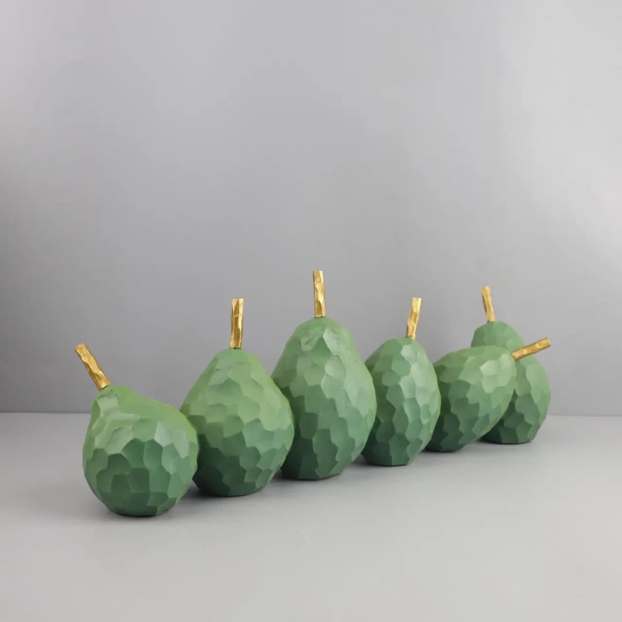 Resin Handicrafts Pear Pumpkin Simulated Pumpkin Sculpture Fruit Decorative Figurines Artistic Decorative Home Decoration