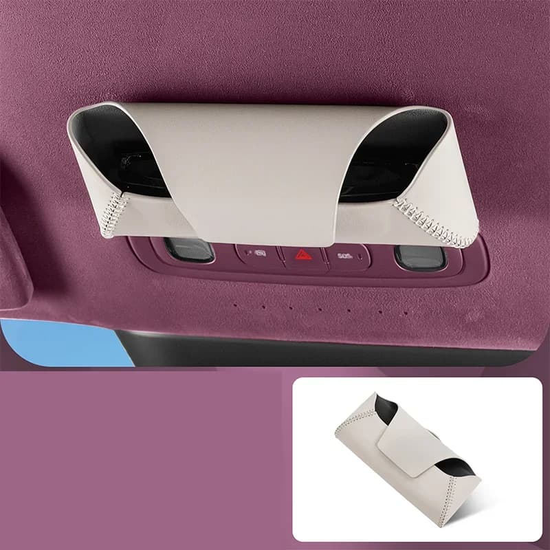 Sunglasses Storage Box For Xiaomi YU7 2025-2026 Car Eyeglass Case Central Control Under Magnetic Suction Car Interior Parts