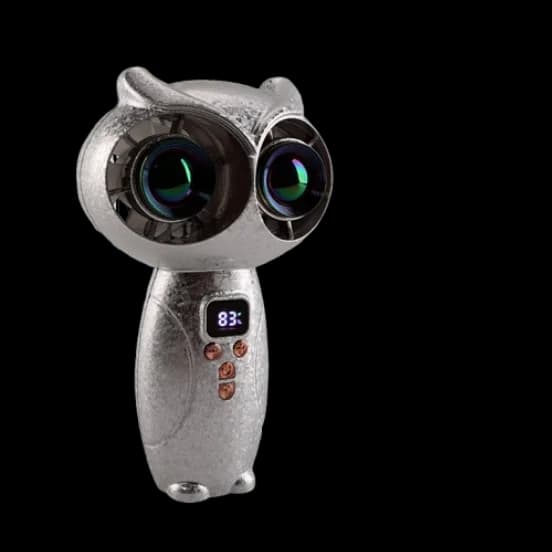 Ultra-Long Battery Life 100-Speed Owl Desktop Handheld Fan Strong Cooling Effect USB Charging Portable Household Air Cooling Fan