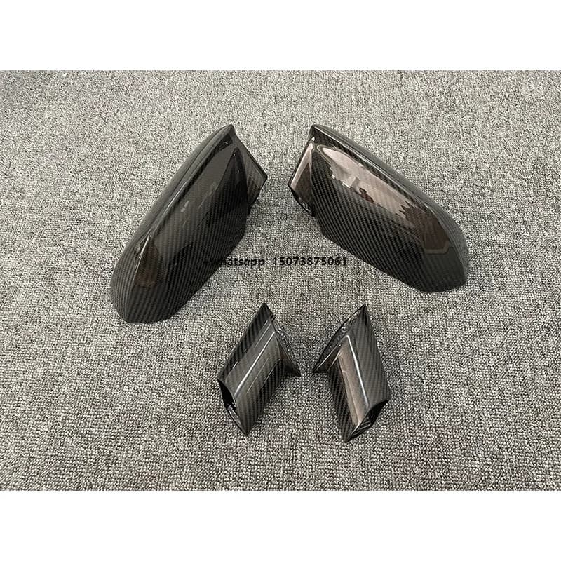 Dry Matte Carbon Fiber Car Accessories Side Mirror for Lambo Aventador LP700 2011-2015 Carbon Left Right Mirrorr Cover