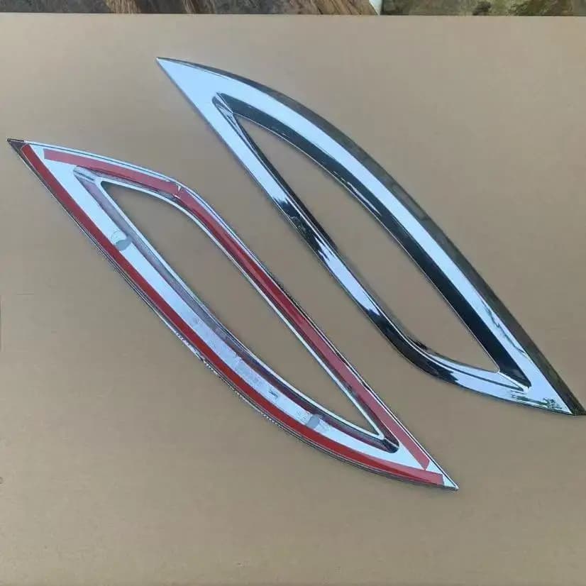 2Pcs Chrome Rear Bumper Fog Light Cover Molding Trim Fit For Hyundai Sonata 2011 2012 2013 2014 Auto Accessories