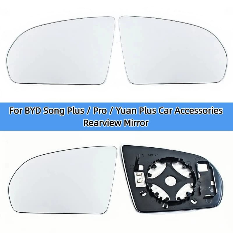 For BYD Song Plus / Pro / Yuan Plus Car Accessories Rearview Mirror Lenses Exterior Side Reflective Glass Lens with Heating 1