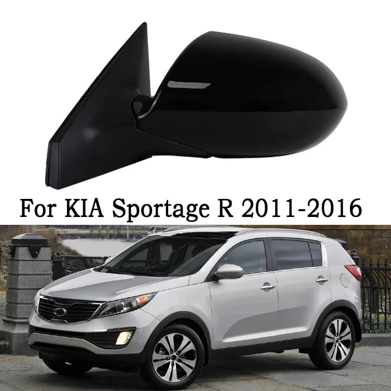 For KIA Sportage R 2011 2012 2013 2014 2015 2016 Car Part Outside Rearview Mirror Side Rear View Mirror Assembly 3 Wire