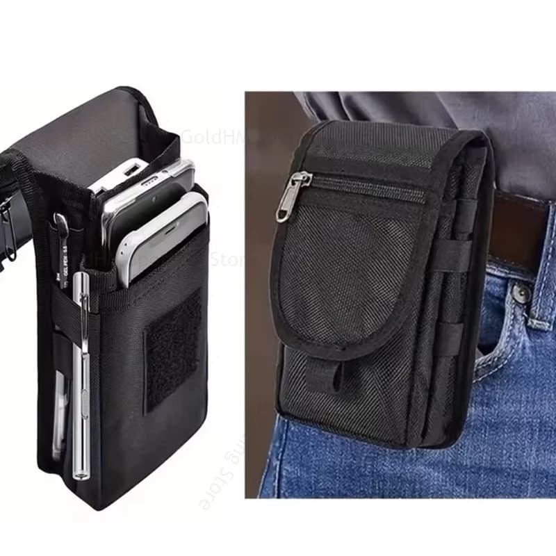 Tactical Pack Cover Phone Pouch For Blackview BV4800 SE BV8200 BV6200 Plus BV7300 BV8100 BV9300 BV4800 Pro Waist Bag Wallet Case