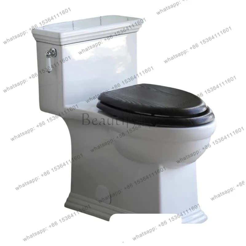 French toilet, luxury home, American toilet, flush siphon, personalized classical toilet